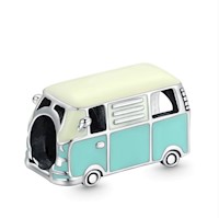 Charm Gnoce Mini Bus Azul Claro