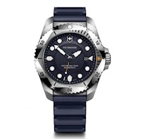 Reloj Dive Pro, correa de caucho color azul, dial color azul, Victorinox