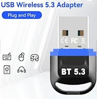 Adaptador para PC Dongle Usb Bluetooth 5,3 Negro