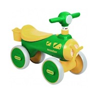 Scooter De Equilibrio Para Niños Coche De Paseo Sin Pedales - Verde