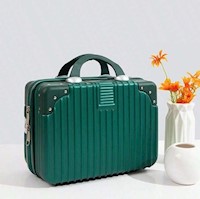 Maleta De Mano Para Viaje Con Cerradura Peso Ligero Rigida - Verde