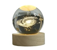 Lampara Diseño 3D Modelo Luna Esfera Adorno Decoración Noctura Iluminacion - Galaxia