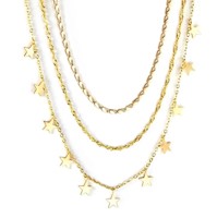 Collar Triple Cadena Galaxy Waterproof