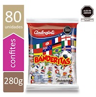 CARAMELOS BANDERITAS 80x3.5 GR