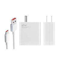 Cargador Xiaomi 67W carga rápida tipo C Original Cubo+Cable