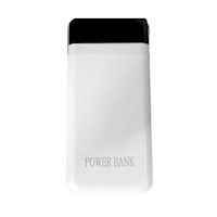 Cargador Power Bank Lext 2.1A 10000mAh Carga Rápida 2 USB Blanco