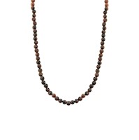 Collar Ojo de Tigre Plata925 Hombre