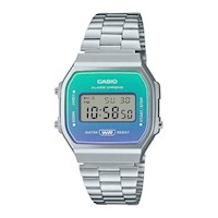 Reloj Casio Mujer Plateado A168WER-2A