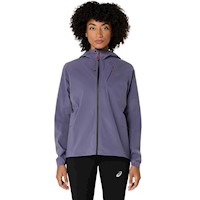 Casaca ASICS Metarun Waterproof Jacket Greyish Purple Mujer