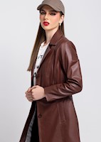 SACO CUERO AURA