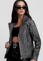 CASACA BIKER ESTILO VINTAGE