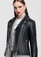 CASACA BIKER COLOR ENTERO