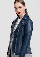 CASACA BIKER COLOR ENTERO