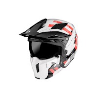 CASCO CERTIFICADO MT STREETF SKULL A0+VISOR BRI