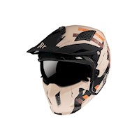 CASCO CERTIFICADO MT STREETFIGHTER SKULL A14 MAT