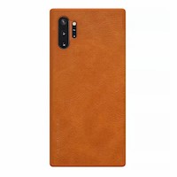 Case Nillkin Qin Pro Leather para Samsung Note 10 Plus Camel