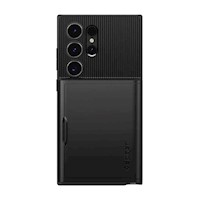 Case Tarjetero Spigen Slim Armor CS Galaxy S24 Ultra Negro