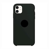 Case Silicona Para Iphone 11 - Negro