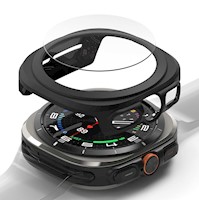 Case Protector Pantalla Vidrio Ringke Para Galaxy Watch Ultra 47mm Negro Mate
