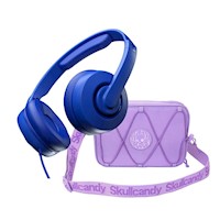 Cassette Junior Cableado Azul + Morral Portatablet Skullcandy Lavanda