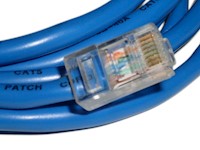 Cable De Red Utp Cat 5 Nuevo Sellado Testeado Rj45 24 Metros - Azul