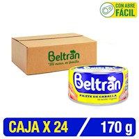 Filete De Caballa En Aceite Beltran 170G Caja X 24 Uni
