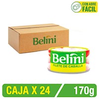 Filete De Caballa Belini En Aceite Vegetal 170G Caja x 24 Uni