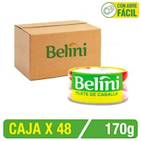 Filete De Caballa Belini En Aceite Vegetal 170G Caja x 48 Uni