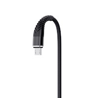 Cable Carga y Datos USB a Micro Havit CB706 1M Alum Negro