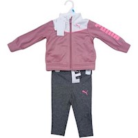 Conjunto Casaca y Leggins Puma para niña Rosado