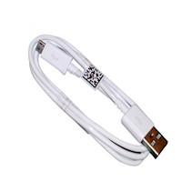 Cable Samsung 1M Micro USB-V8 (Suelto) - Blanco