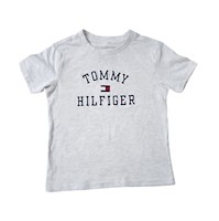 Polo para Niño Tommy Hilfiger Gris