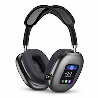 Audífonos Inalámbricos Bluetooth AKZ Max500 Pantalla Digital Vincha Ajustable