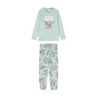 Pijama Polar Baby Yoda Star Wars - 2 piezas