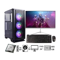 Computadora PC Intel Core i5 16GB 1TB+480GB 24" CCS100010