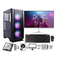 Computadora PC Intel Core i5 16GB 1TB+480GB 24" CCS100107