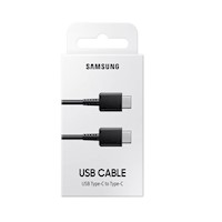 Cable Samsung USB Tipo C a C Original Fast Charger Premium - Negro