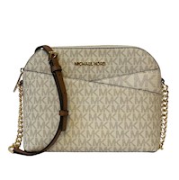 Cartera Crossbody Michael Kors Dome Vainilla