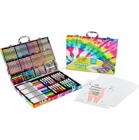 Estuche de arte Crayola Inspiration Art 140 piezas - Tie Dye