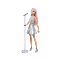 Barbie Muñeca Cantante Estrella Del Pop con microfono