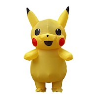 Disfraz Pikachu Pokemon Inflable Halloween Fiesta Carnaval