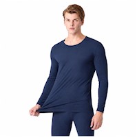 Polo Calentador Térmico Spandex Manga Larga Para Hombre XL