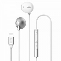 Audifono Baseus Encok P06 Lightning Para iPhone - Blanco