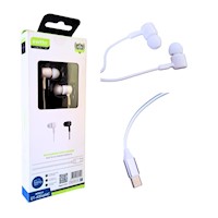 Audífonos Intra-auriculares Tipo C Ewtto ET-A1046MC Blanco