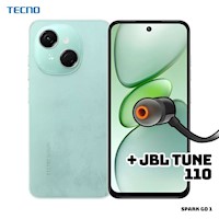 CELULAR TECNO SPARK GO 1 3GB RAM 64GB ROM - MAGIC SKIN GREEN + JBL TUNE 110