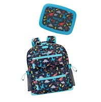 Set Lonchera y Mochila Escolar Bentgo Kids - Dinosaurio