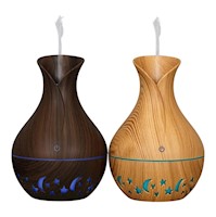 Humidificador tipo madera con luces