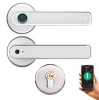 Cerradura Inteligente Smart Biométrica Bluetooth H5s Plata