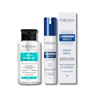Pack Skin Care Portugal Agua Micelar más Crema Lumiderm