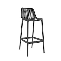 Silla Para Bar Fija Berlin Reposapies Negro Ofideas